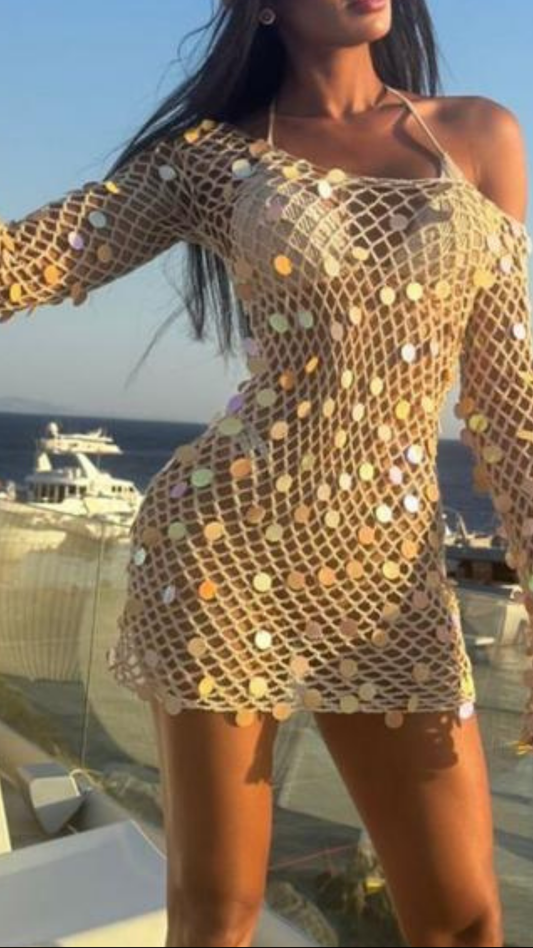 KIZO DRESS I MACADAMIA