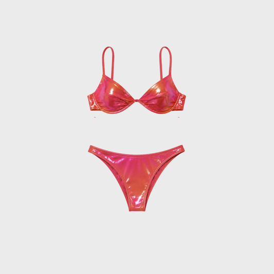 APPLE BRA BIKINI SET